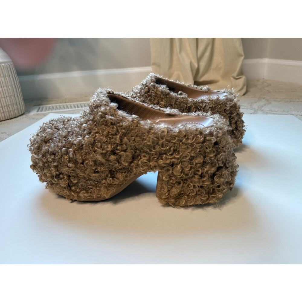 Crocs Siren Doodle Fur Clog 210748 Sepia Brown Women’s 10 Men’s 8 Rare